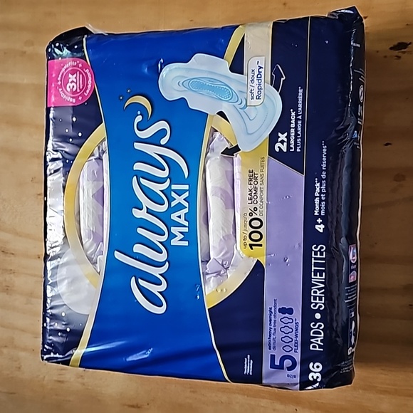 2 Packs Hygiene Protections Pads: Always Maxi/ Walgreens Maxi - Picture 2 of 5